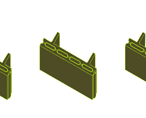 Ecoblok tridimensionale